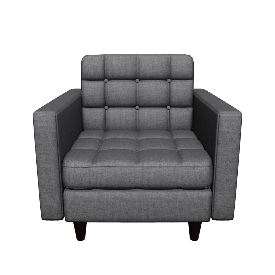 Semper Upholstered Armchair - Grey