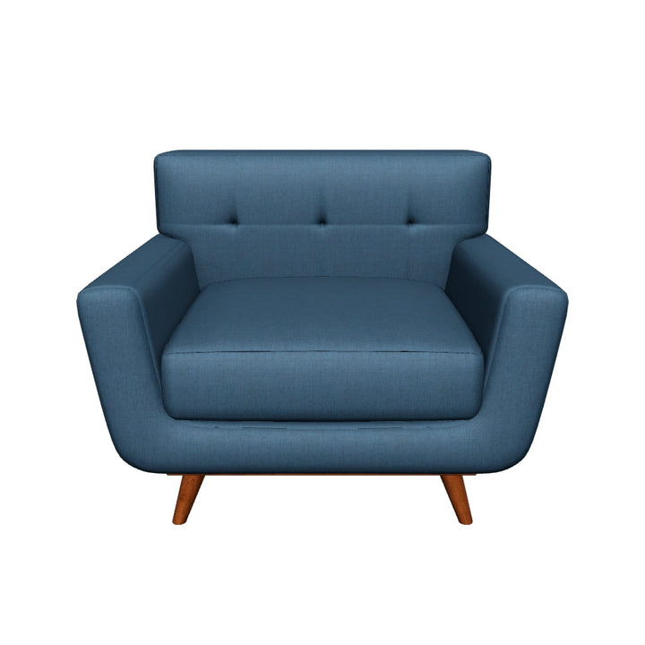 Gage Fabric Armchair - Azure