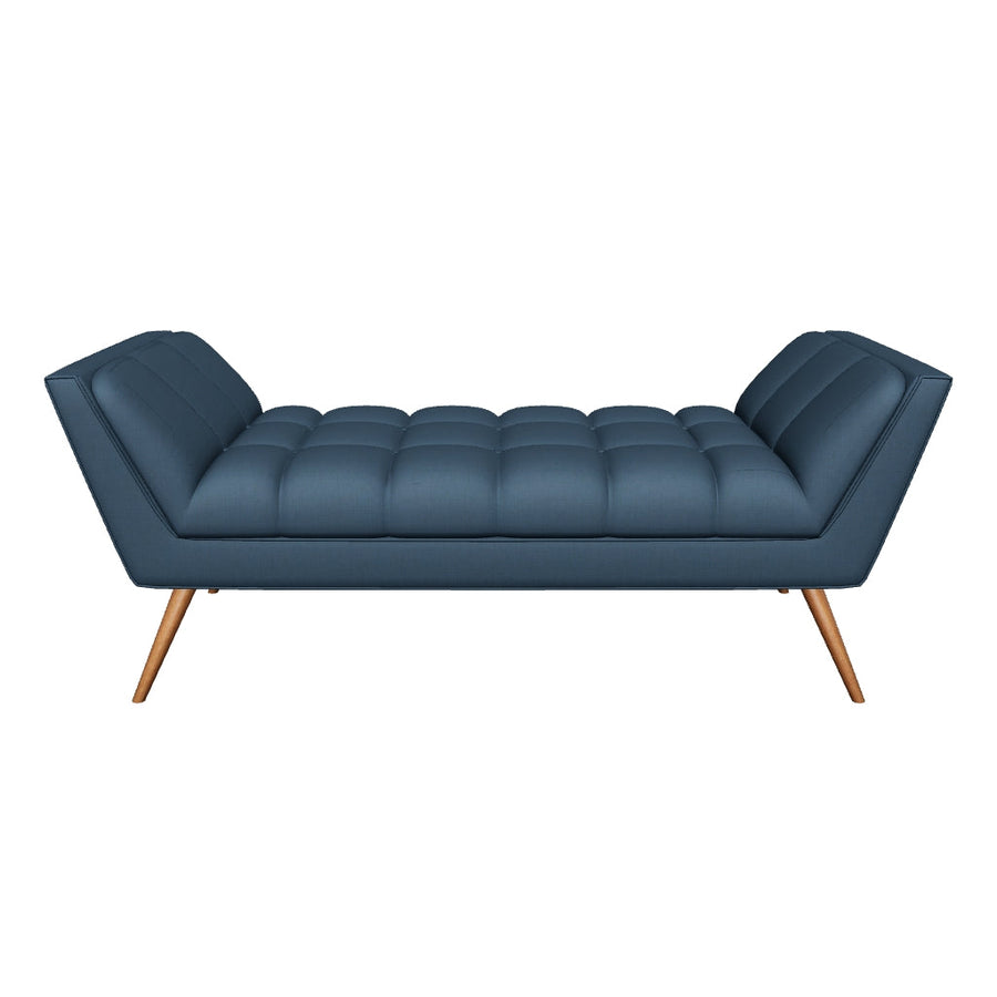 Ondre Medium Upholstered Bench - Azure