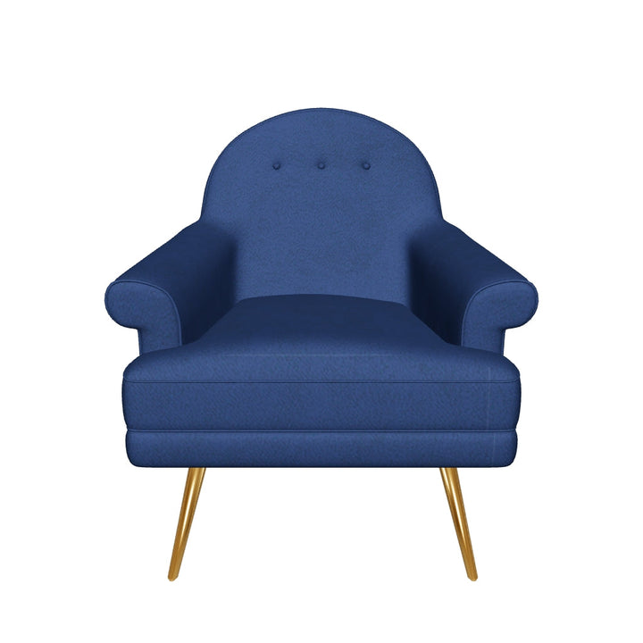 Evie Accent Armchair - Navy