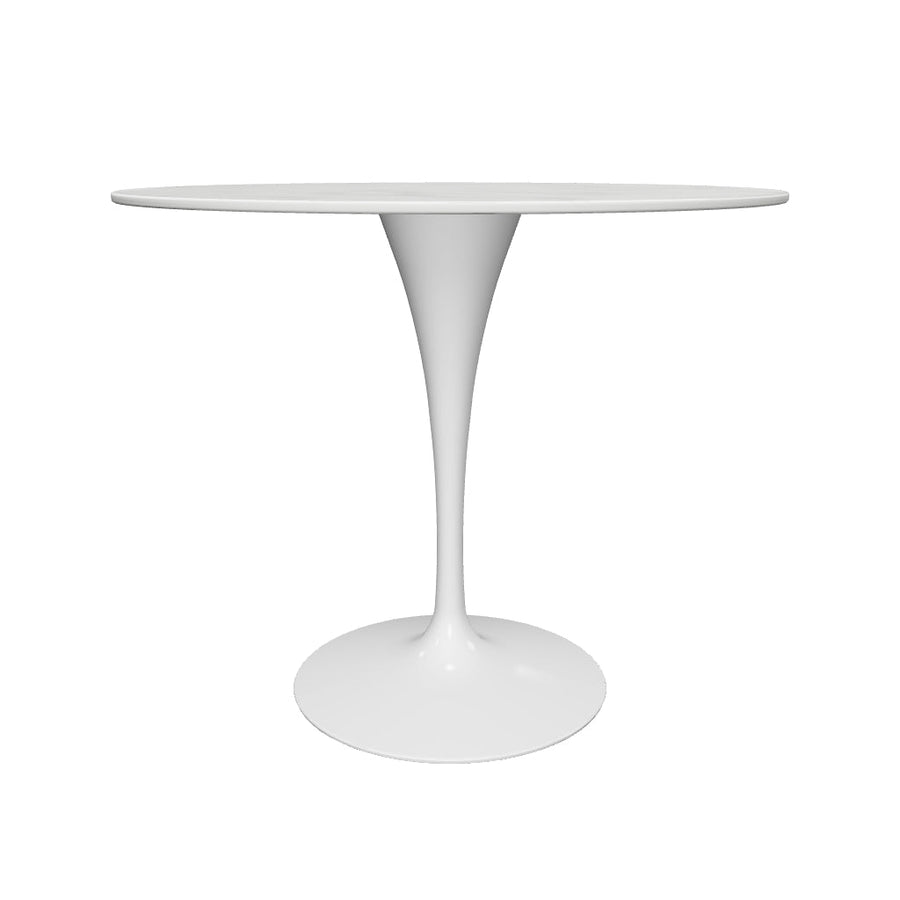 Pila 36" Round Artificial Marble Dining Table