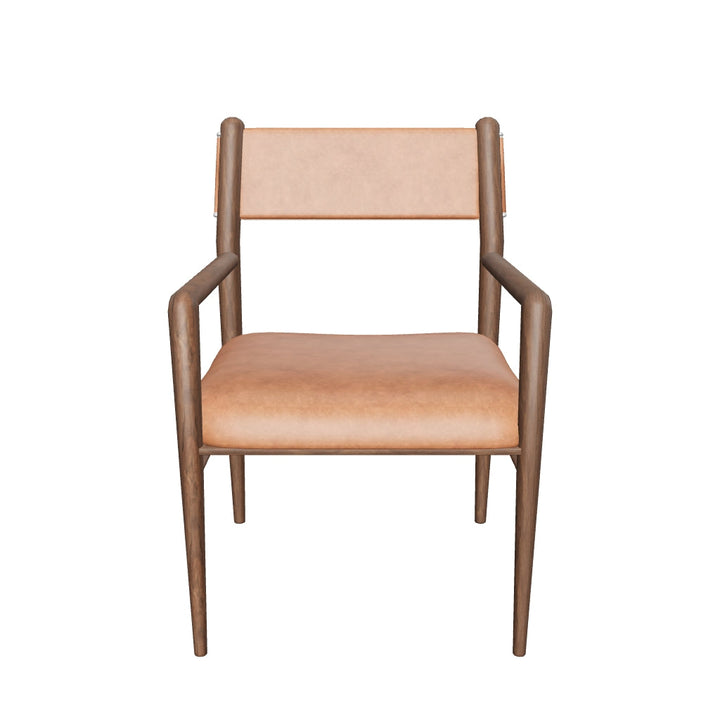 Tan Dining Armchair