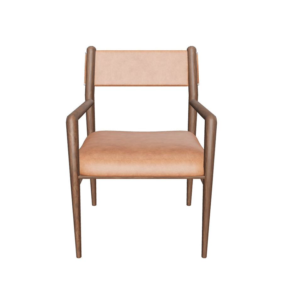 Tan Dining Armchair