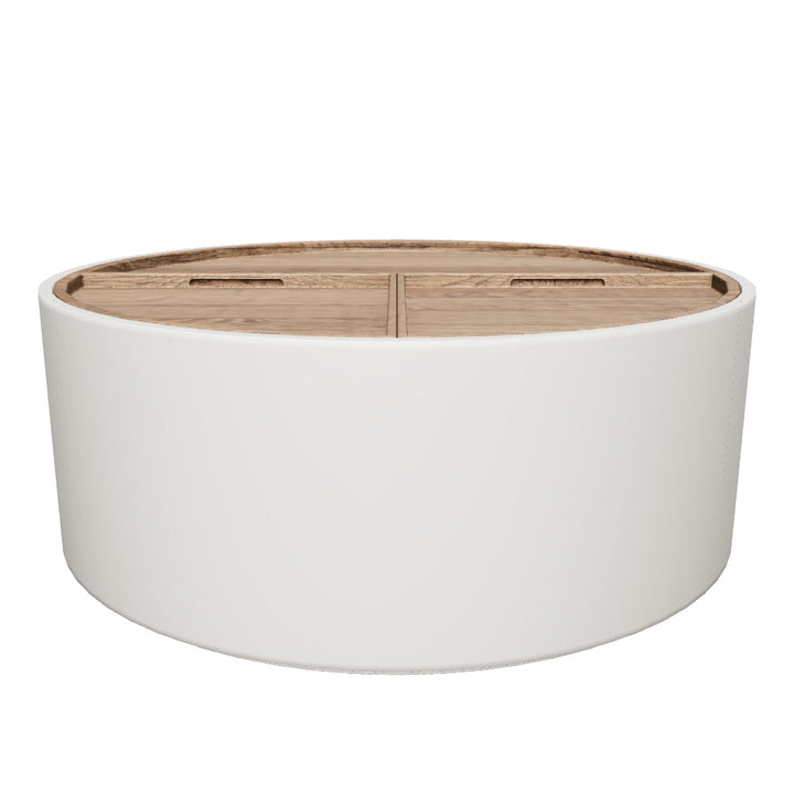 Caree Drum Storage Coffee Table