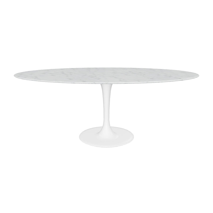 Pila 60" Oval Artificial Marble Dining Table