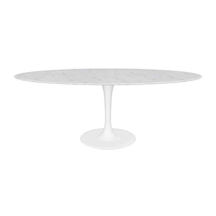 Pila 60" Oval Artificial Marble Dining Table