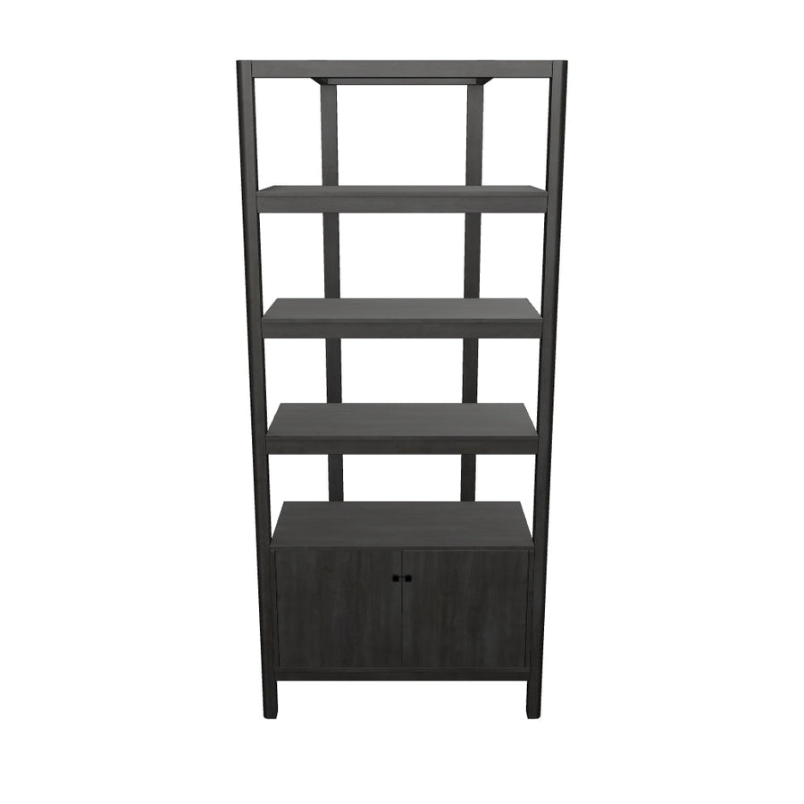 Reza black bookcase