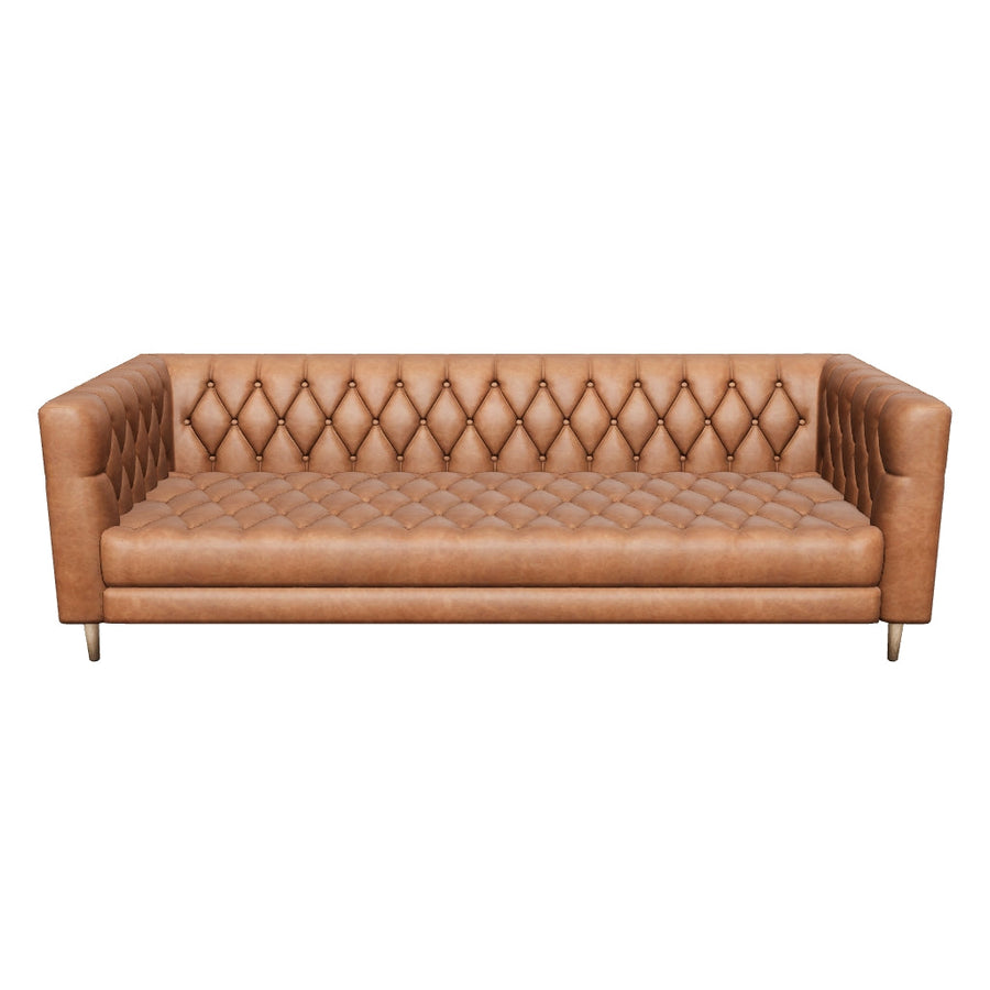 Tailor Leather 90" Sofa