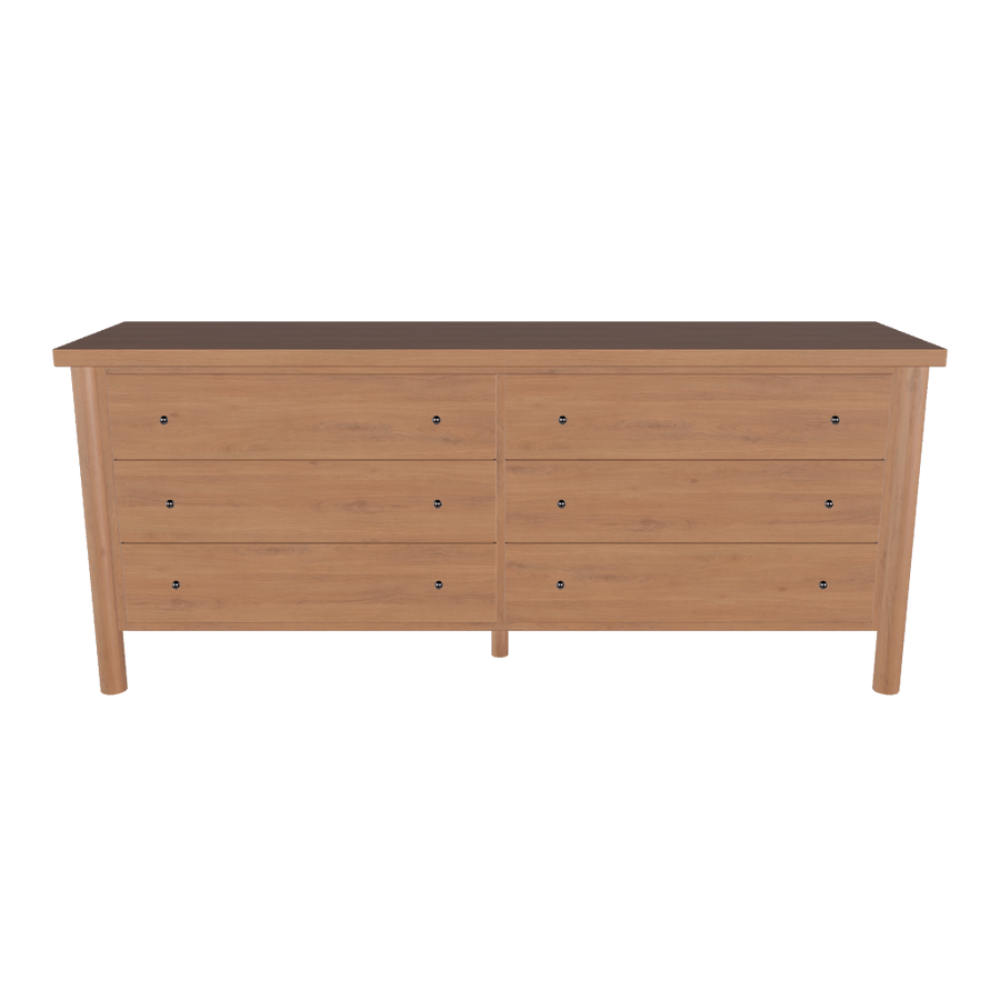 Amber 6 Drawer Dresser