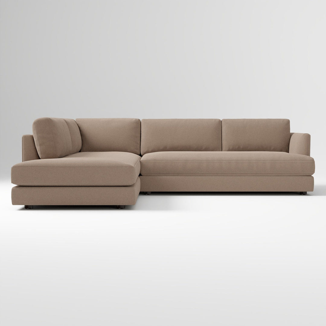 Haven 2 Piece Bumper Left Chaise Sectional