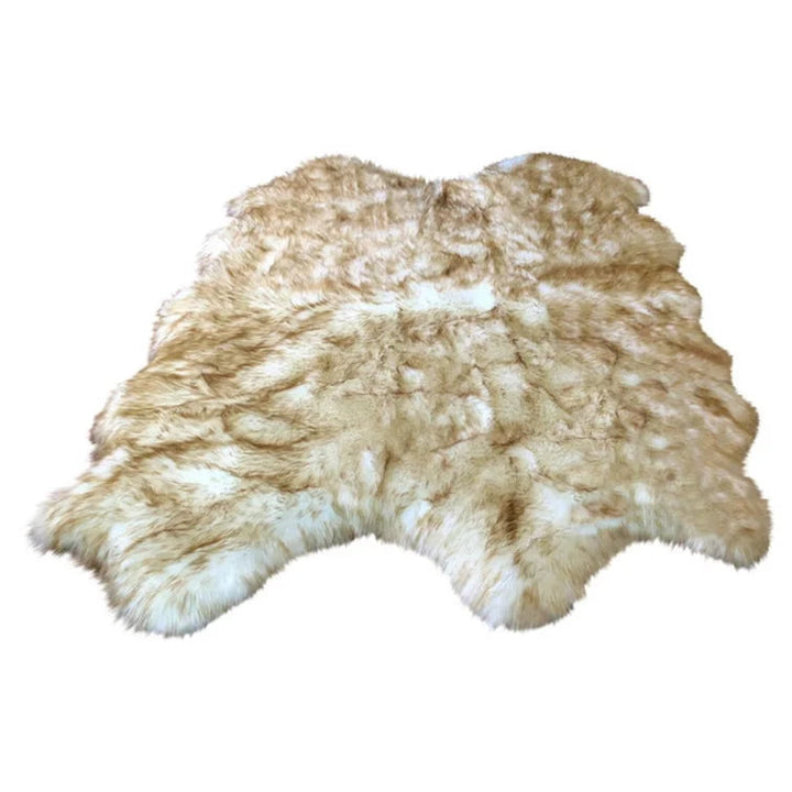 Wicklund Faux Sheepskin Beige Rug