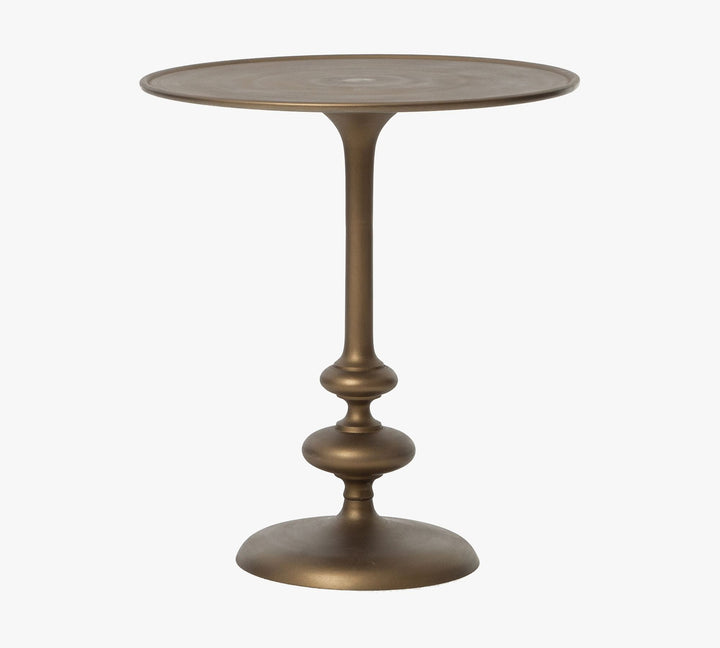 Sawyer Round Metal End Table