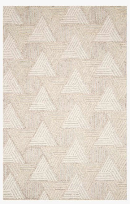 Ehren Rug in Oatmeal and Ivory-7'9"x9'9"