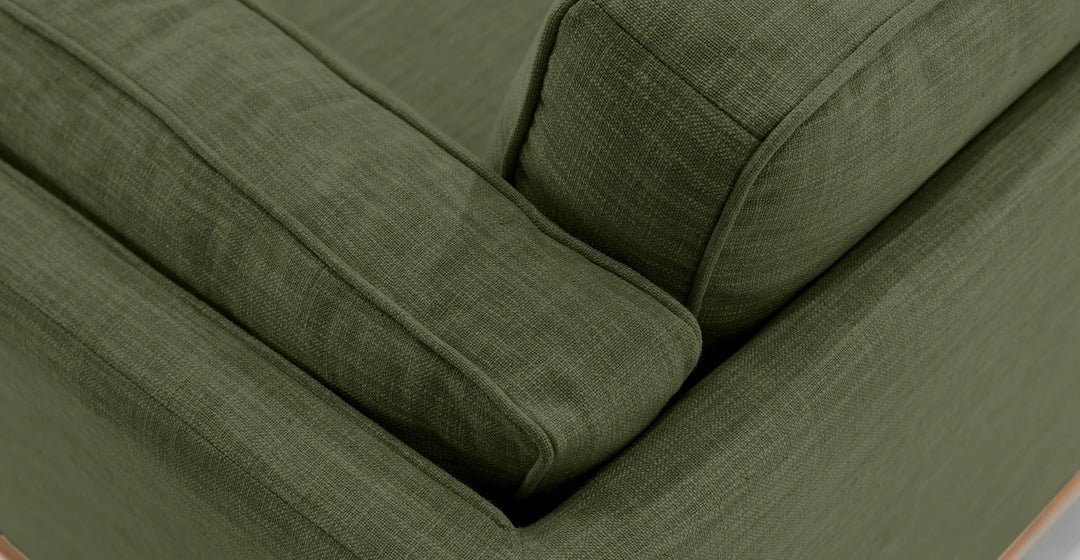 Timber Olio Green Sofa