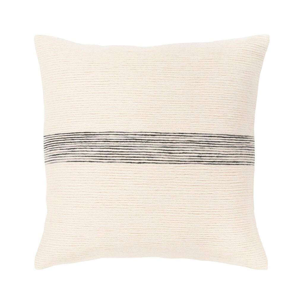 Westerly Cotton Throw Pillow Cover Without Insert 22"x22"
