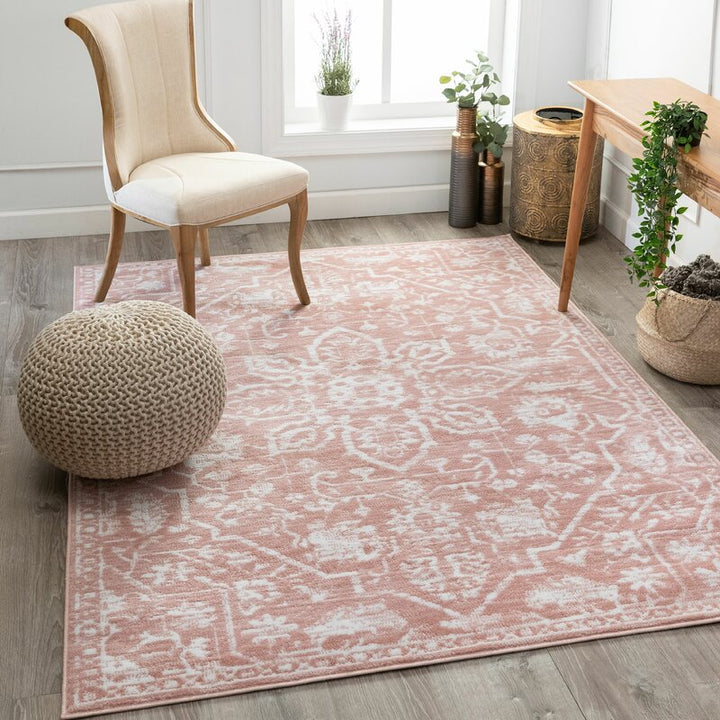 Dazzle Oriental Blush Area Rug-7'3"x9'3"