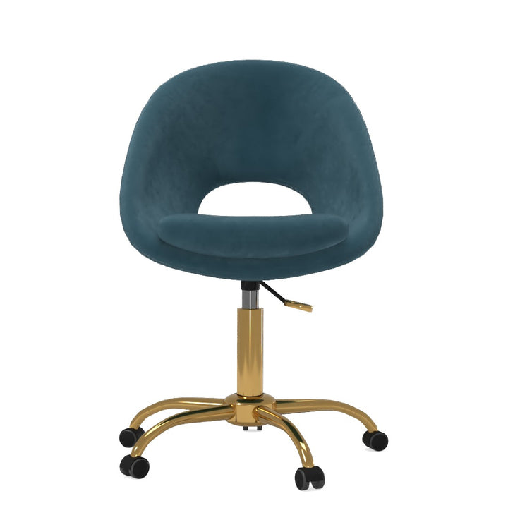 Lourdes Velvet Task Chair