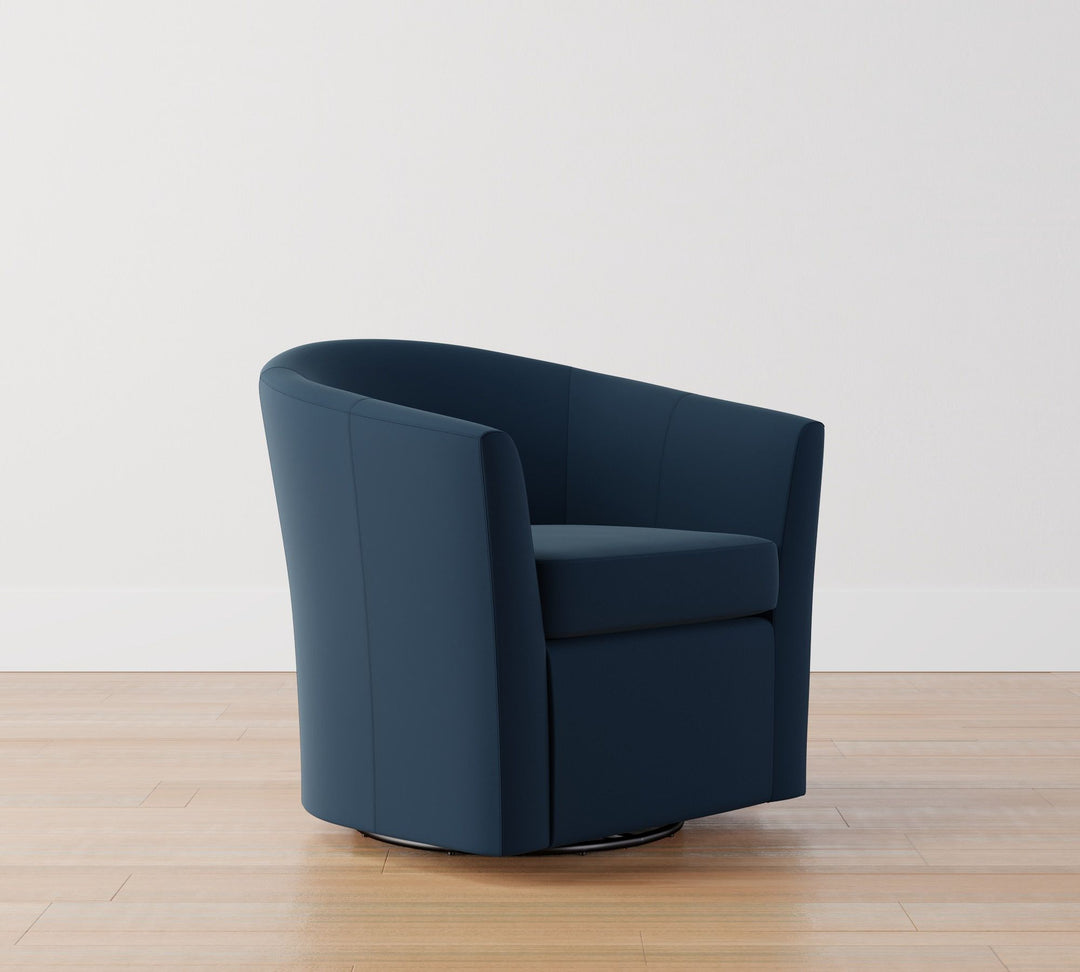 Hyde Upholstered Swivel Armchair