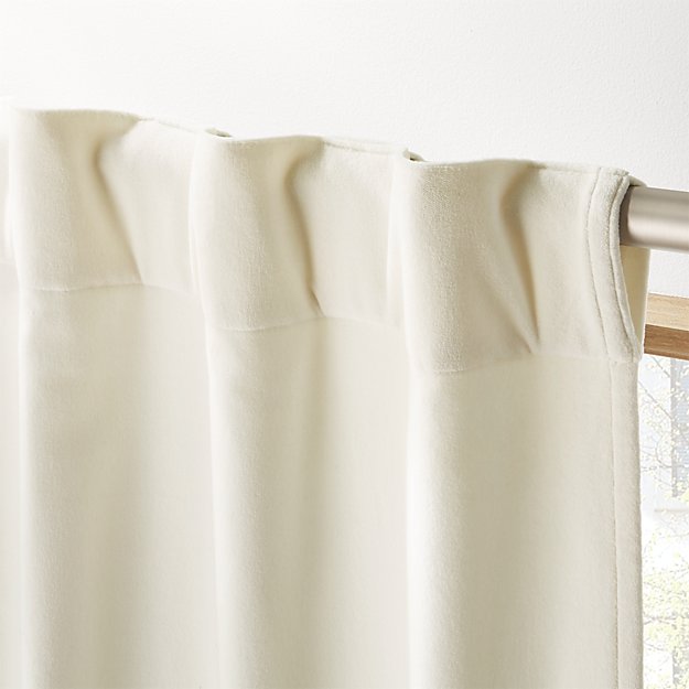 NATURAL TAN COTTON BASKETWEAVE WINDOW CURTAIN PANEL 48"X120"