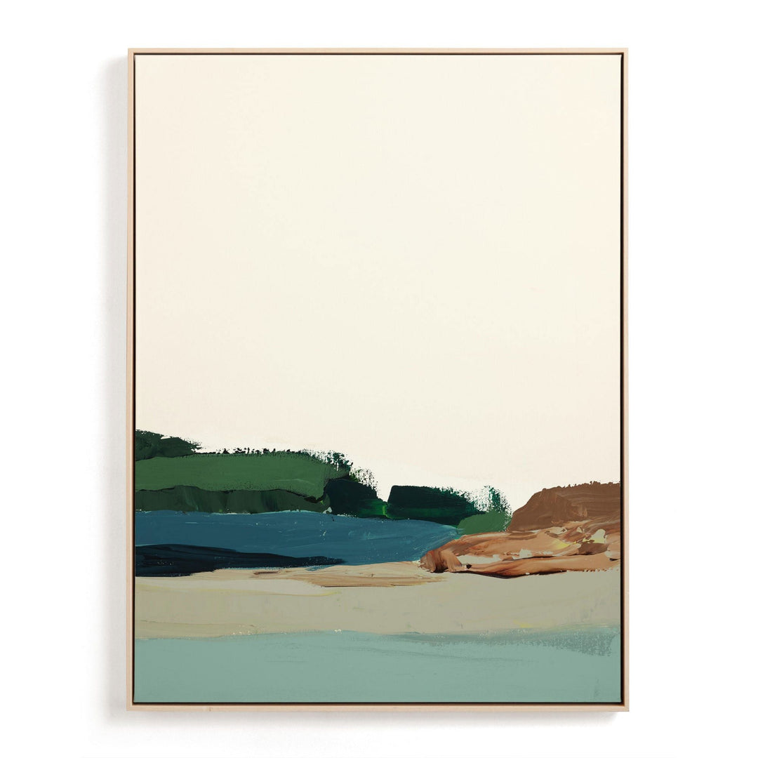 Spring Seascape Wall Art with Frame-30x40