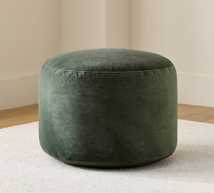 Everywhere Velvet Pouf