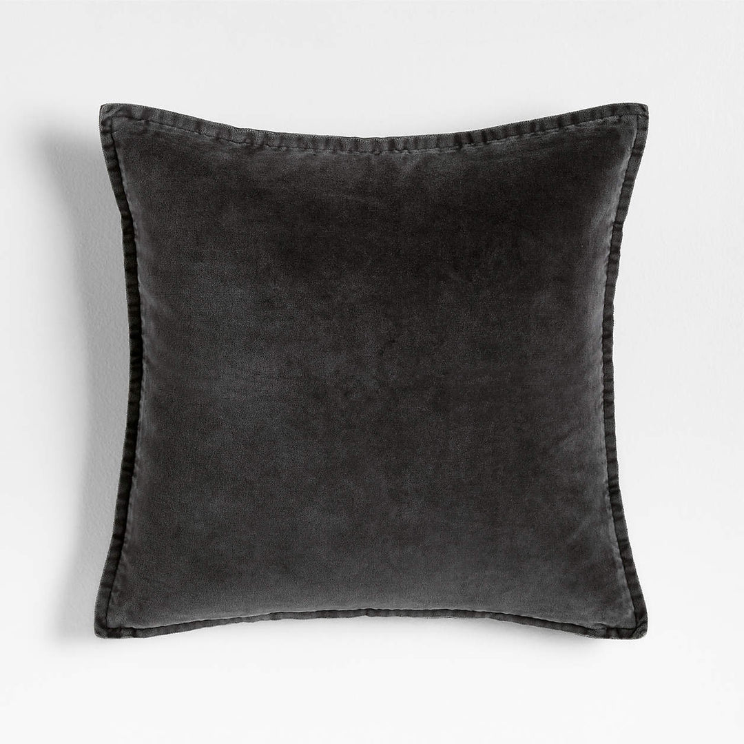 Relaxed Washed Organic Cotton Velvet-20"x20"
