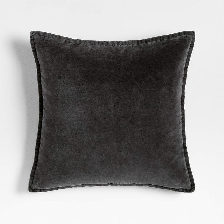 Relaxed Washed Organic Cotton Velvet-20"x20"