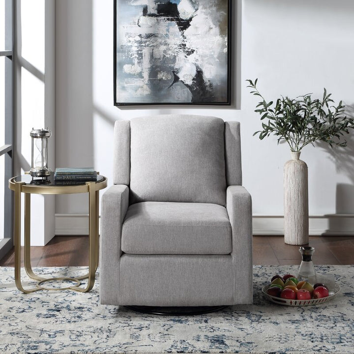 Esfira Wide Tufted Swivel Armchair