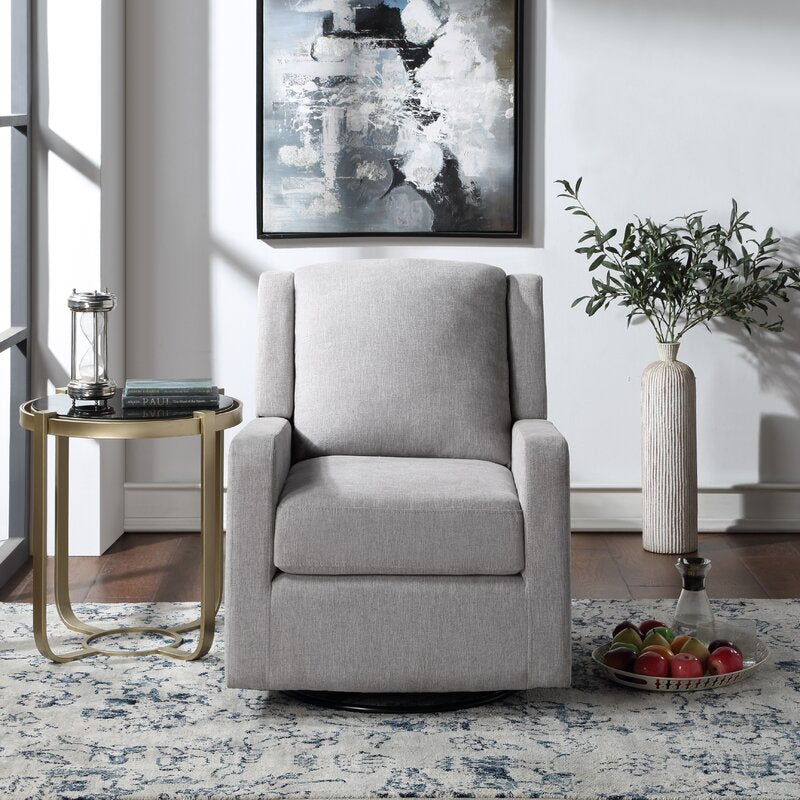 Esfira Wide Tufted Swivel Armchair