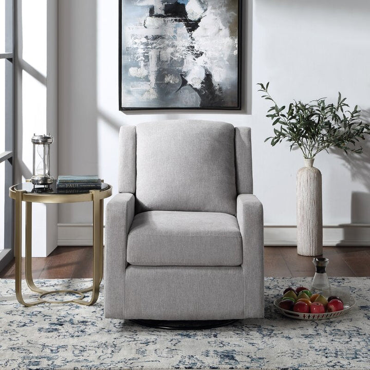 Esfira Wide Tufted Swivel Armchair