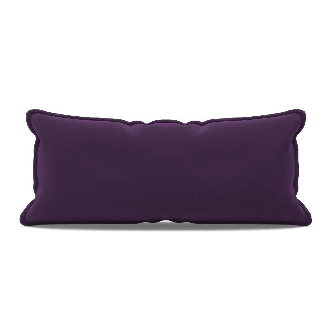 Velvet Lumbar Pillow With Insert 30"x12"