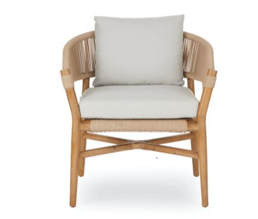 Makali Lily White Lounge Chair