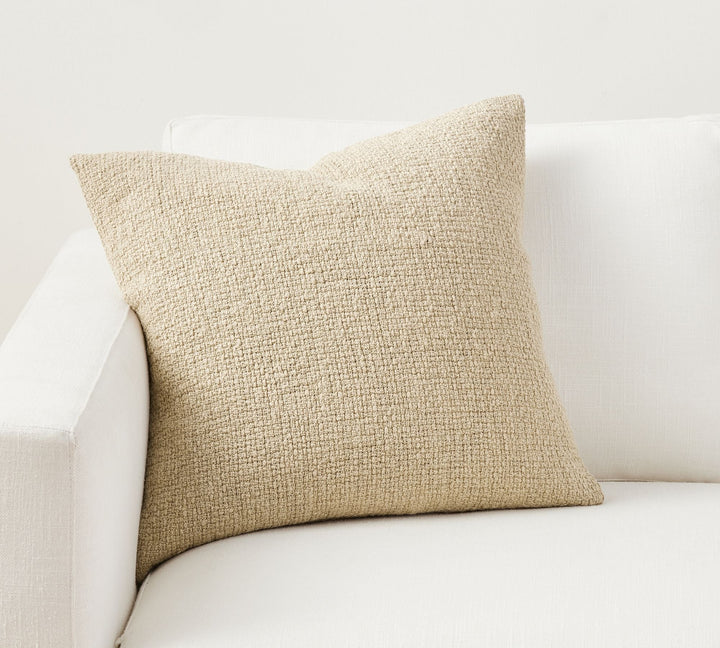 Textured Solid Slub Pillow
