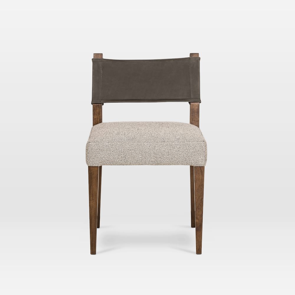 Leather Backed Dining Chair