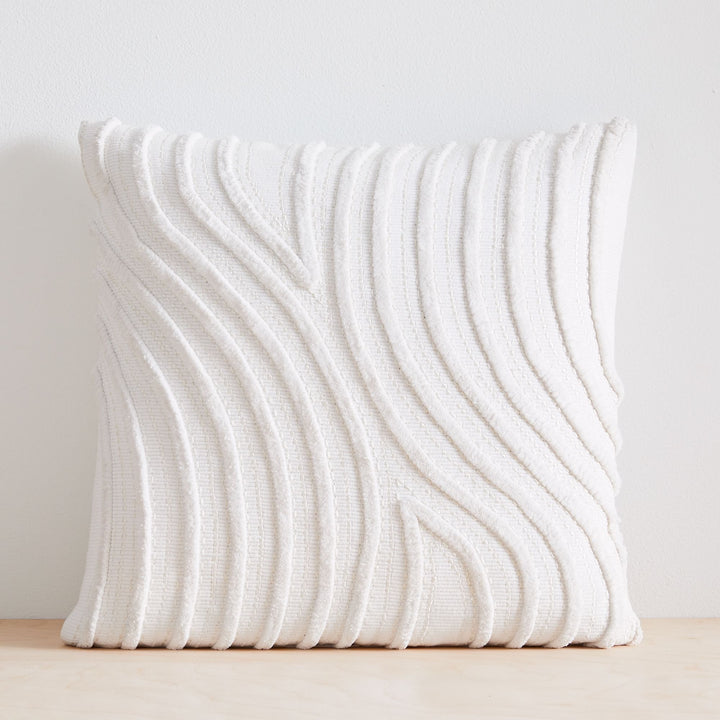 Textured Waves Pillow Cover-18"X18"