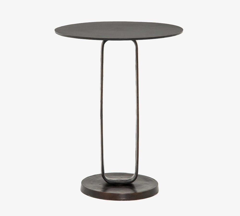 Charlesbourg Round Metal End Table