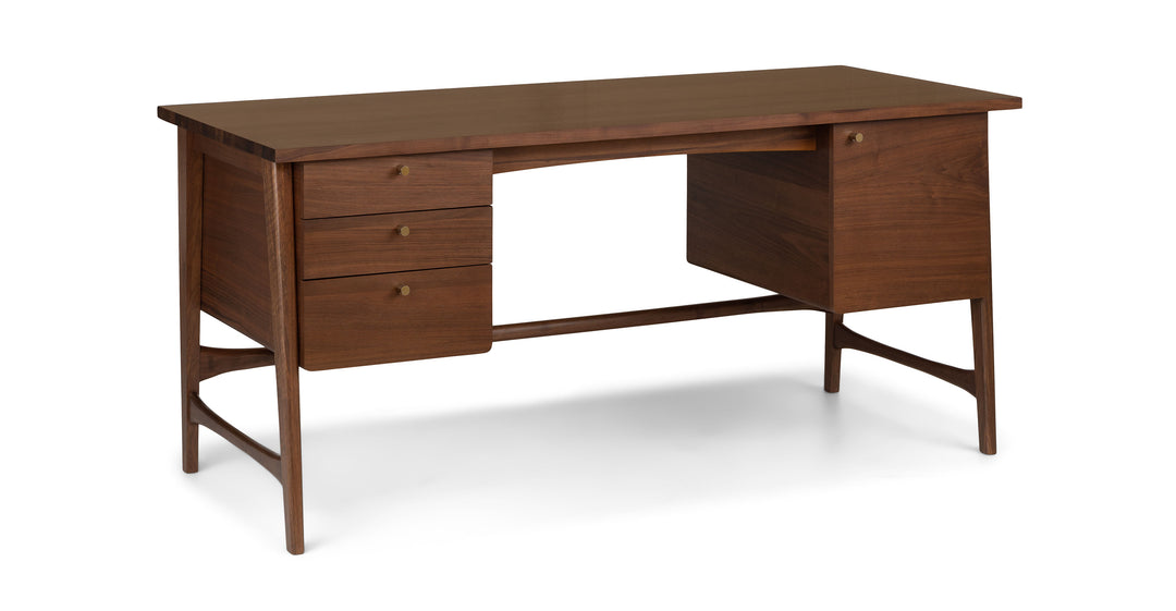 Krossa Walnut Executive Desk