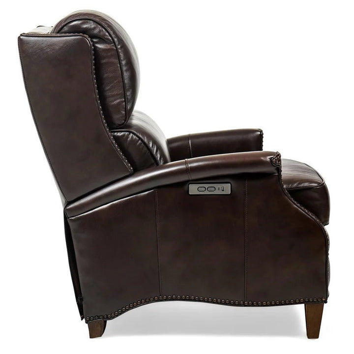 Hekkin Genuine Leather Power Standard Recliner