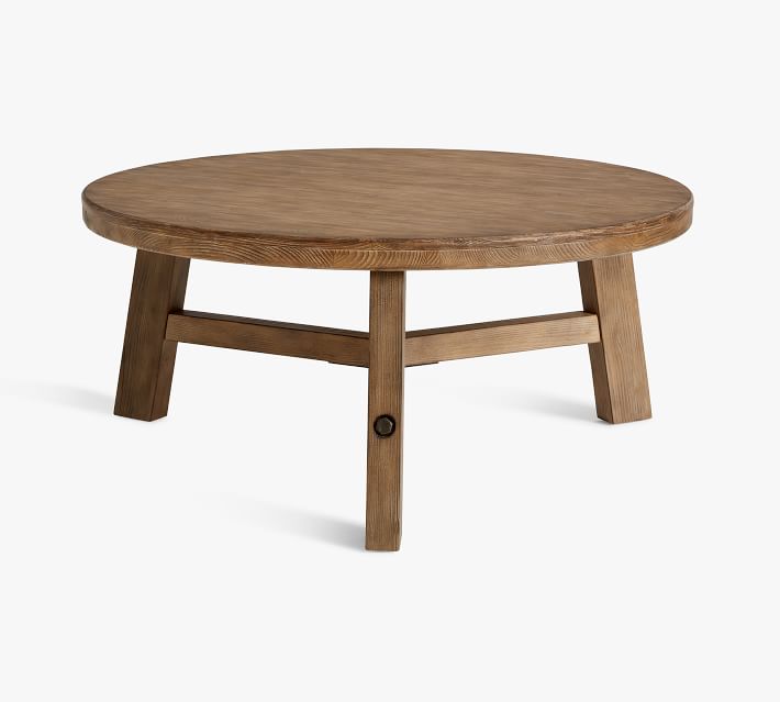 Rustic Farmhouse Round Coffee Table