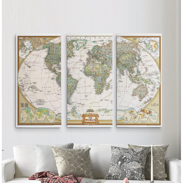 3 Piece Graphic Art on Canvas