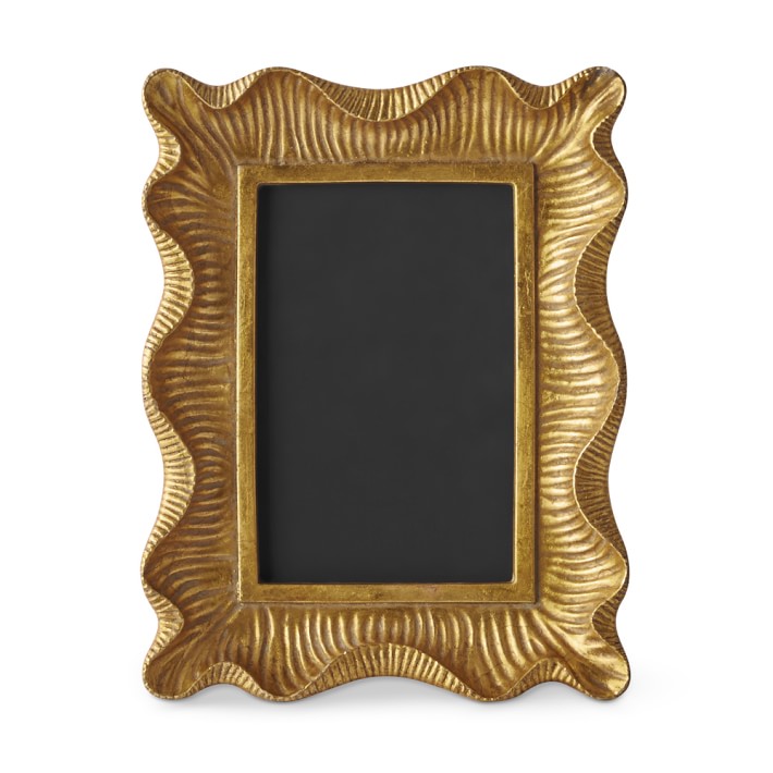 Aerin Gold Scalloped Gallery Frame-4"x6"