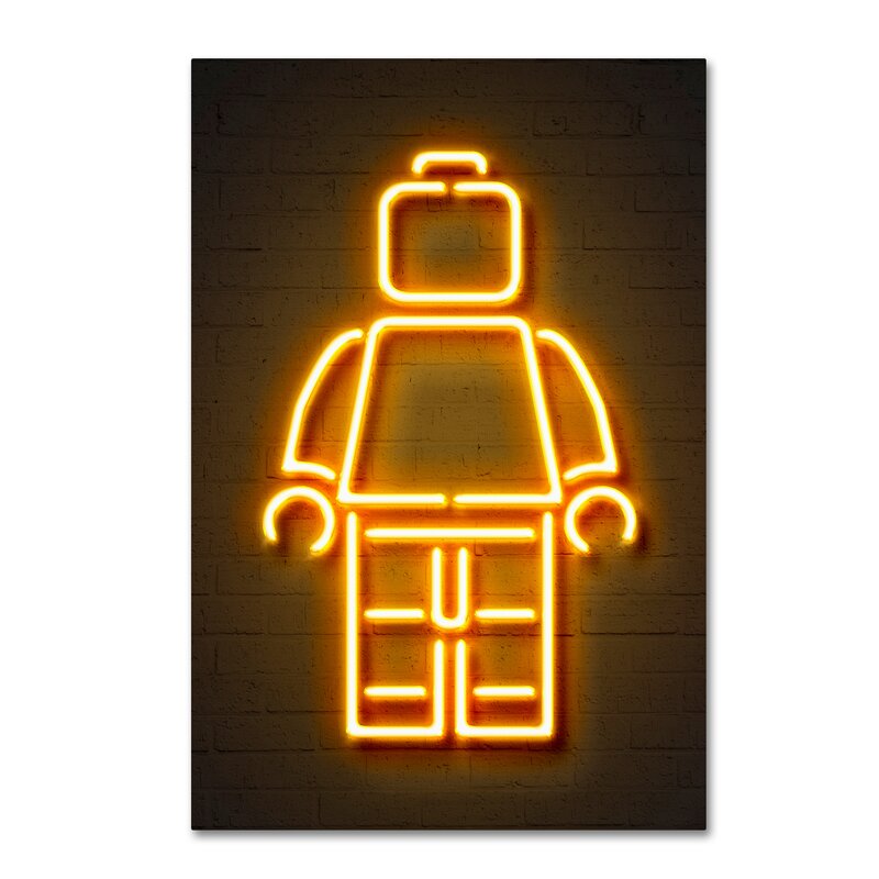Octavian Mielu Minifig Graphic Art on Canvas Unframed