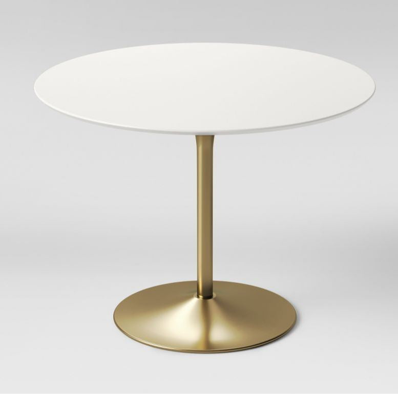 Braniff Round Dining Table Metal Base