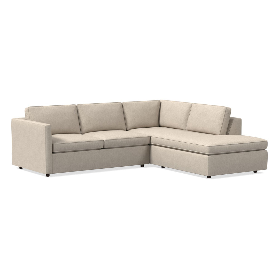 Harris 2 Piece Sleeper Sectional Bumper Chaise