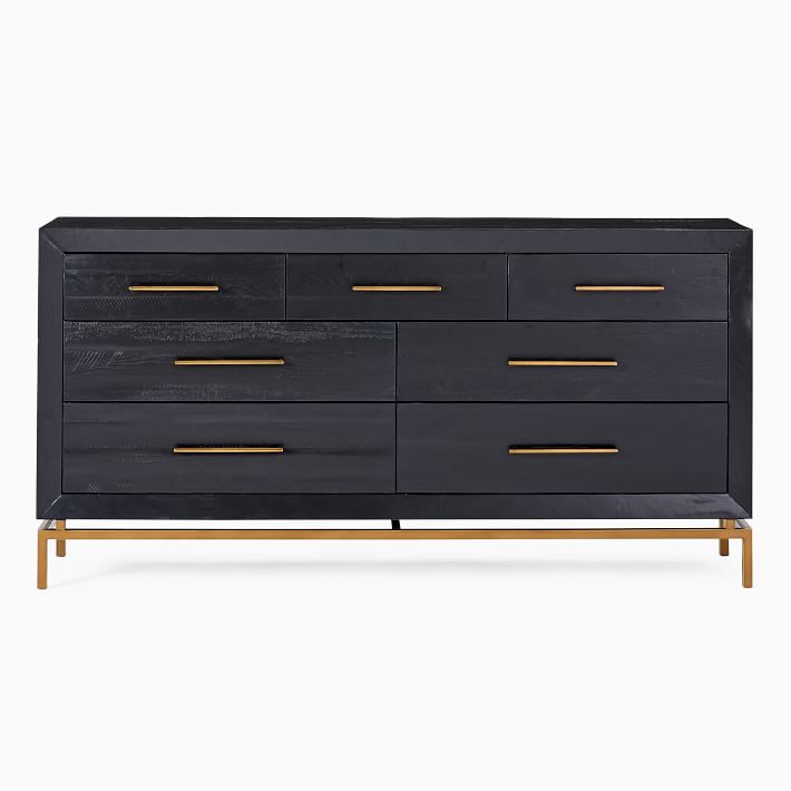 ALEXA BURNISHED DRAWER DRESSER