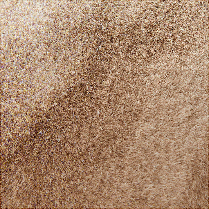 Harlee Light Brown Round Pillow Without Insert 16"x16"