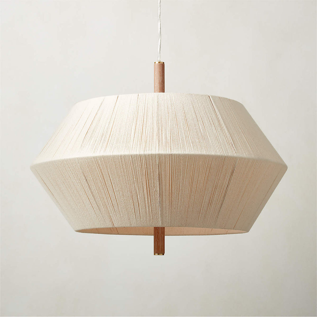 Totora Oak Pendant Light