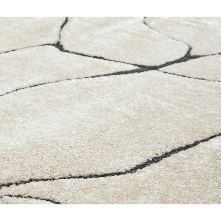 Chevron Ivory Area Rug-8'2"x10'
