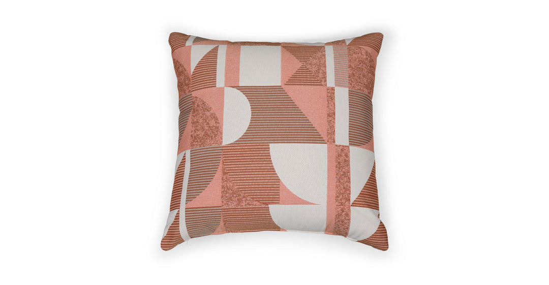 Molbo Jacquard Red Pillow With Insert-22"x22"