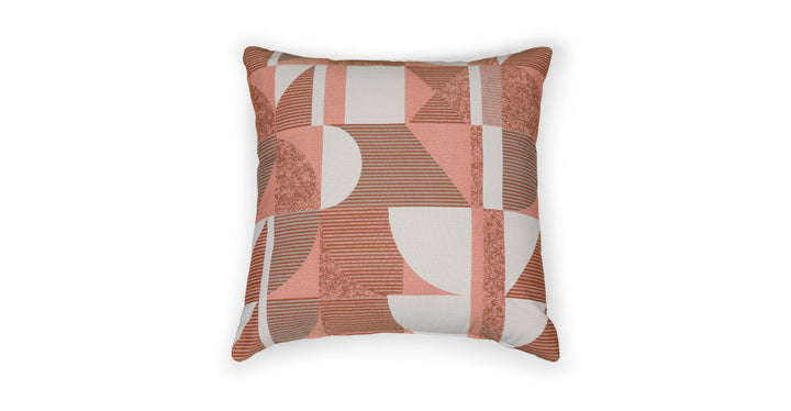 Molbo Jacquard Red Pillow With Insert-22"x22"